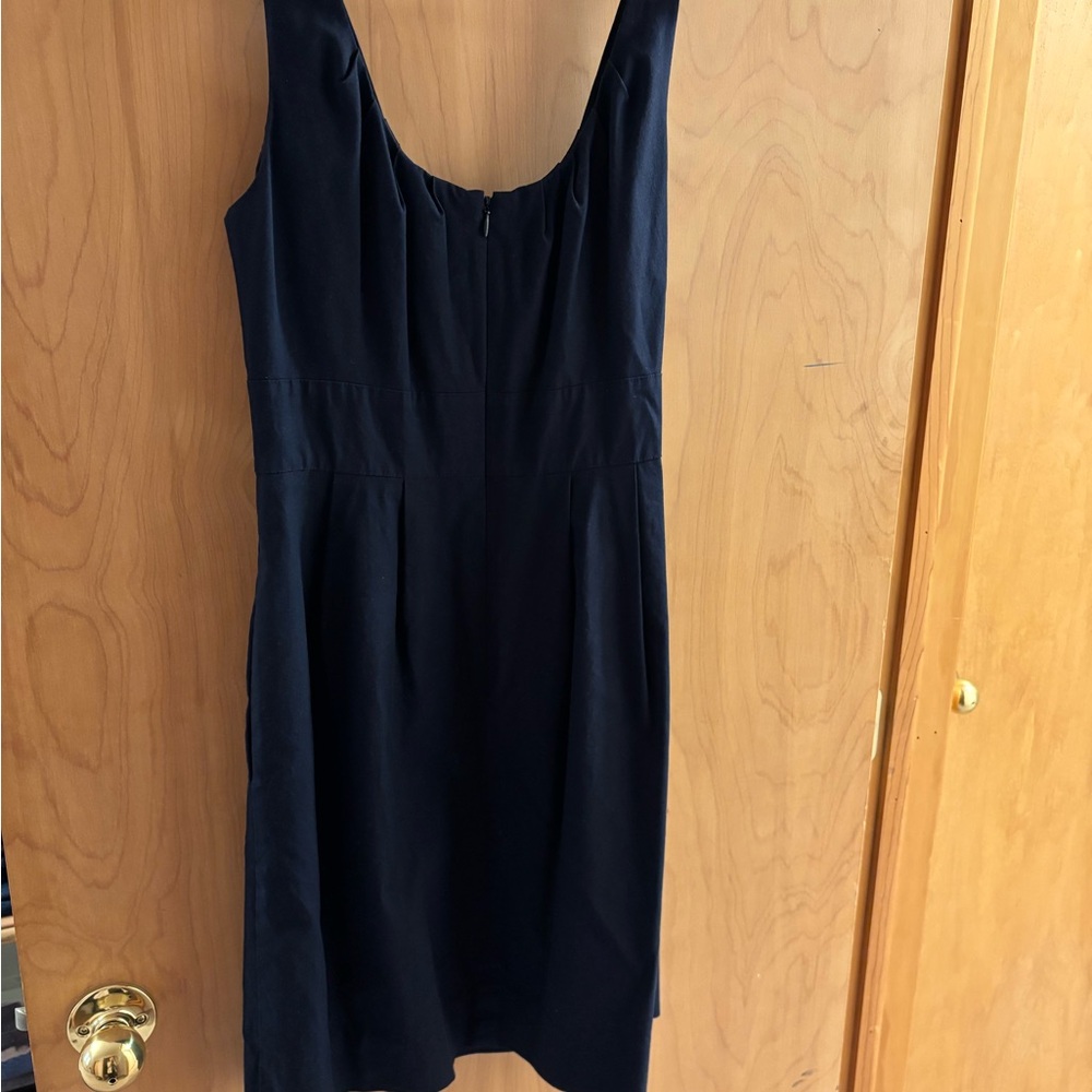 J Crew navy blue dress (with pockets)